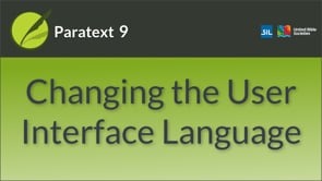 Change user Interface language
