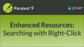 Enhanced Resources - Searching with Right-Click