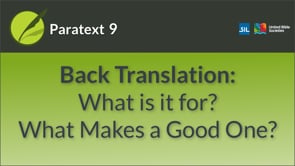 Back Translation: What is it and What Makes a Good One?