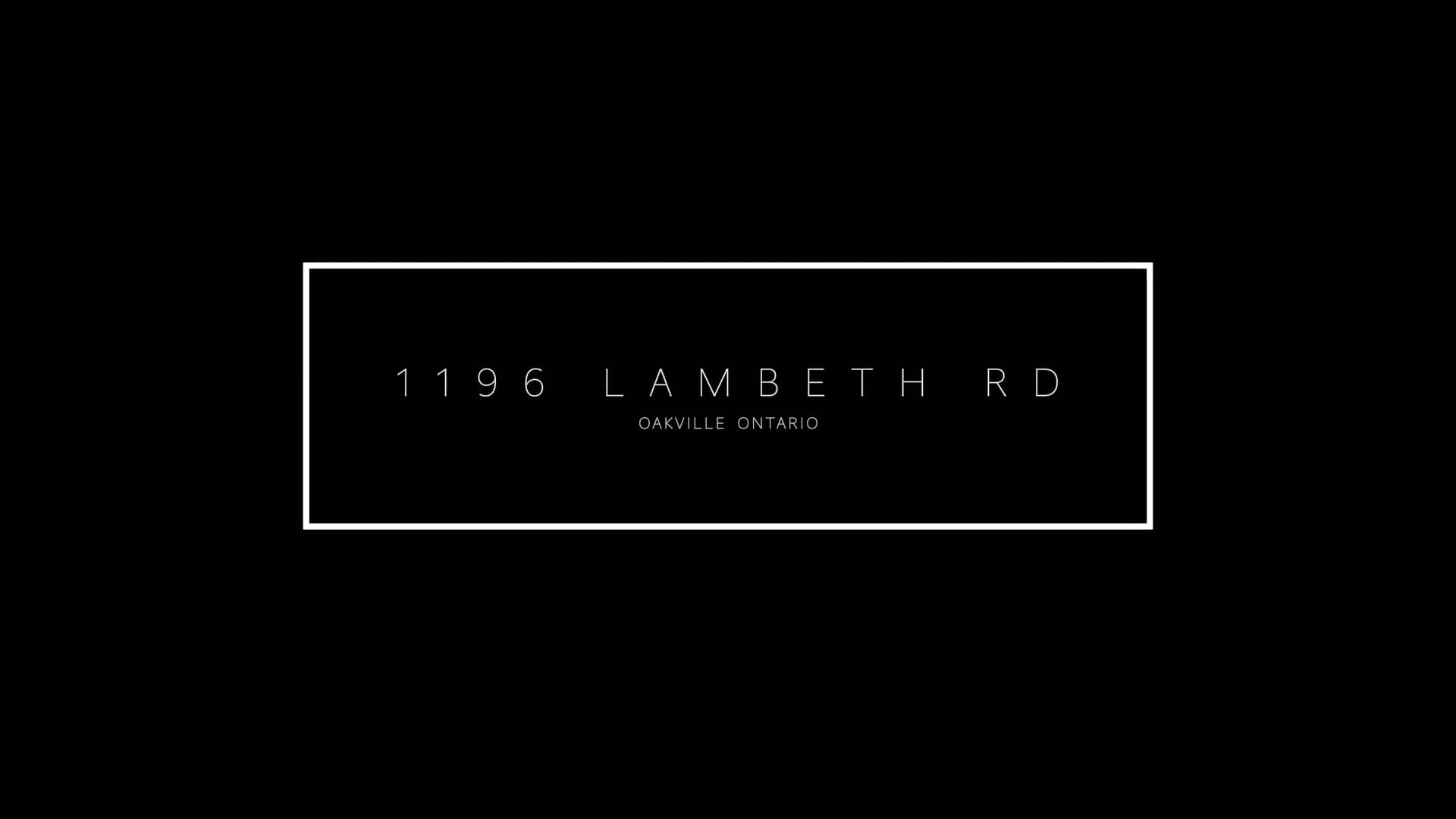 1196 Lambeth Rd Oakville Ontario.mp4 on Vimeo