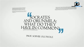 Ọ̀rúnmìlà and Socrates