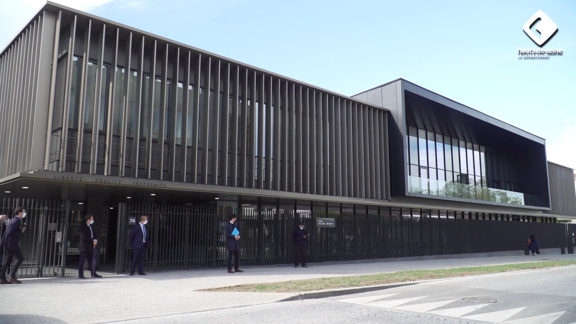 Inauguration du collège de la Paix reconstruit par le Département à ...