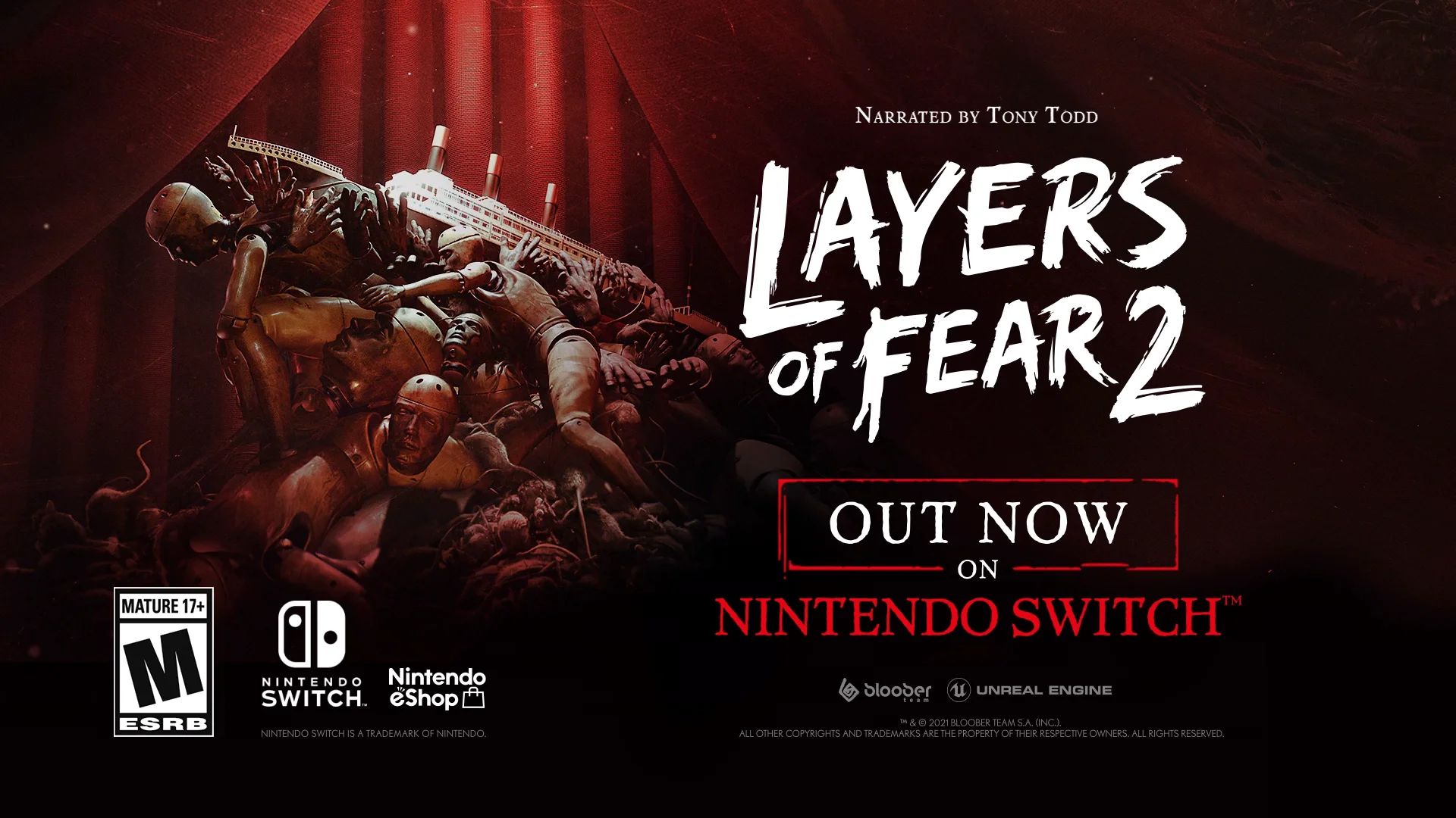 Layers of Fear 2 - Nintendo Switch - Launch Trailer 