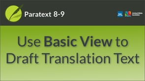 USFM 4 Using Basic View