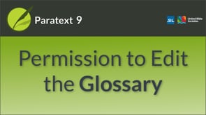 Glossary Permission