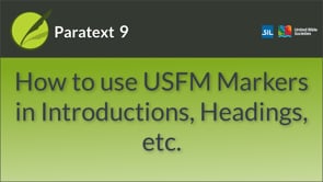 Markers for Non-Biblical Text