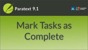 Marking Tasks as Complete