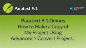 Converting a project for testing | What's New in 9.1