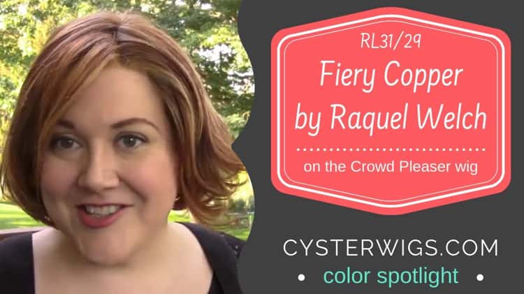 CysterWigs Color Spotlight RL31 29 Fiery Copper by Raquel Welch on Crowd Pleaser S5E560 2017