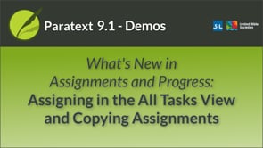 Assigning and Copying Tasks | What's New in 9.1