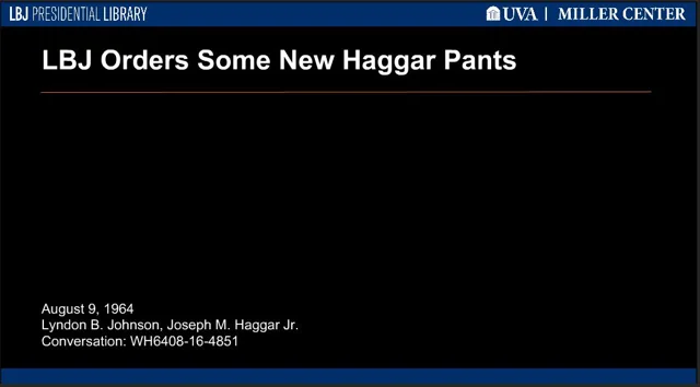 Lbj top ordering pants
