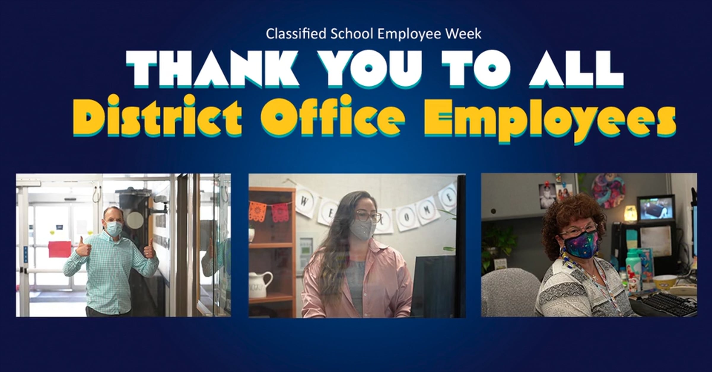 Classified School Employee Week - District Office Employees | Videos ...