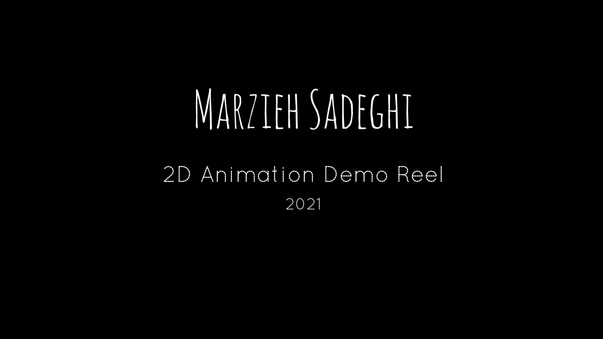 2D Animation Demo Reel