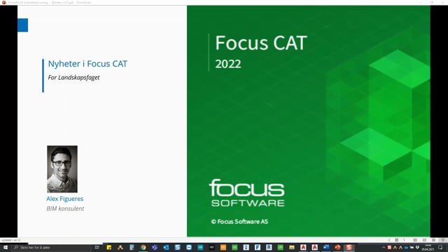Lanseringsseminar 2021 Landskap: Nyheter i Focus CAT og Focus CAT Landskap