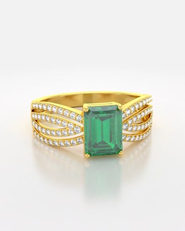 Video: Anelli Oro Smeraldo diamanti