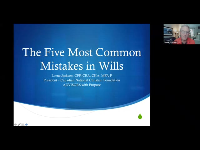 The Five Most Common Mistakes In Wills