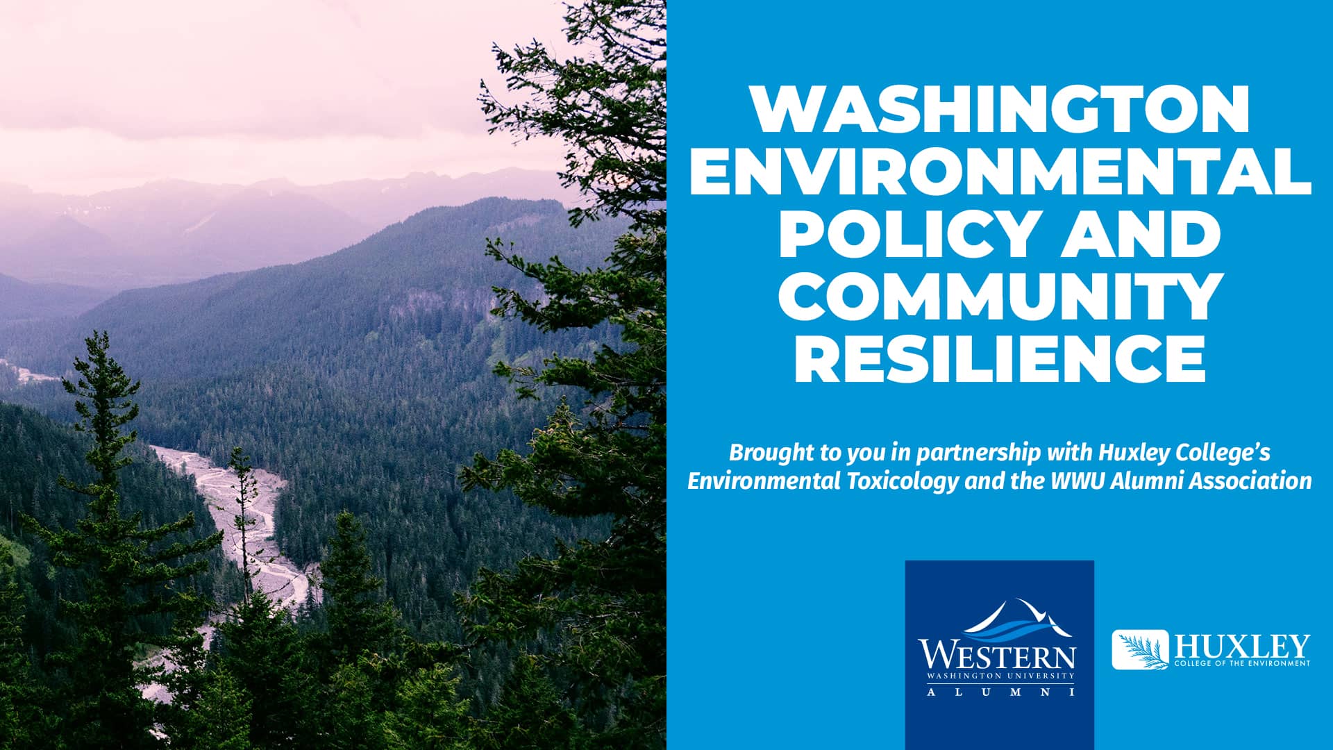Washington Environmental Policy and Community Resilience on Vimeo