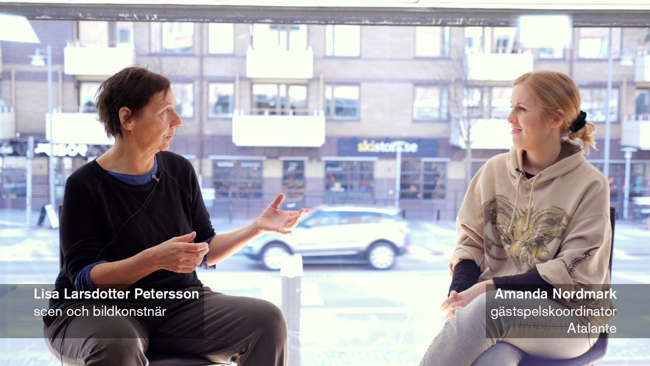 Amanda Nordmark samtalar med Lisa Larsdotter Peterson.