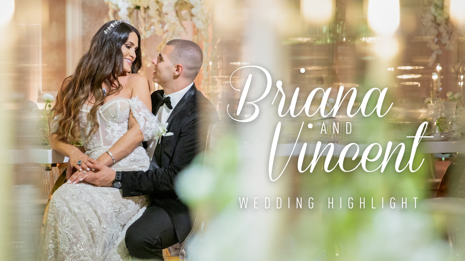 Briana & Vincent Wedding Highlight | The Eau Palm Beach