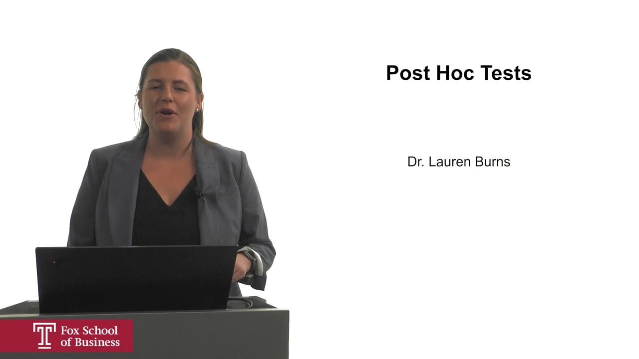 Login to view Post Hoc Tests