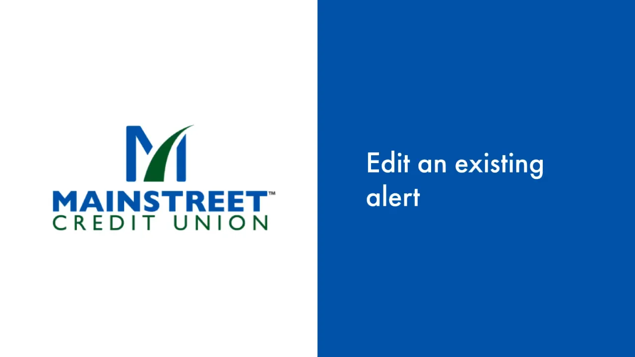 Edit an alert on vimeo