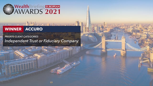 WealthBriefing European Awards 2021 Video Interview - Accuro placholder image