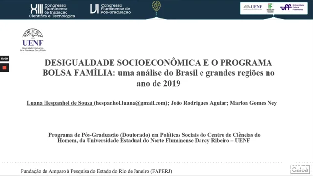 2017: IX CONFICT - Congresso Fluminense de Iniciação Científica e