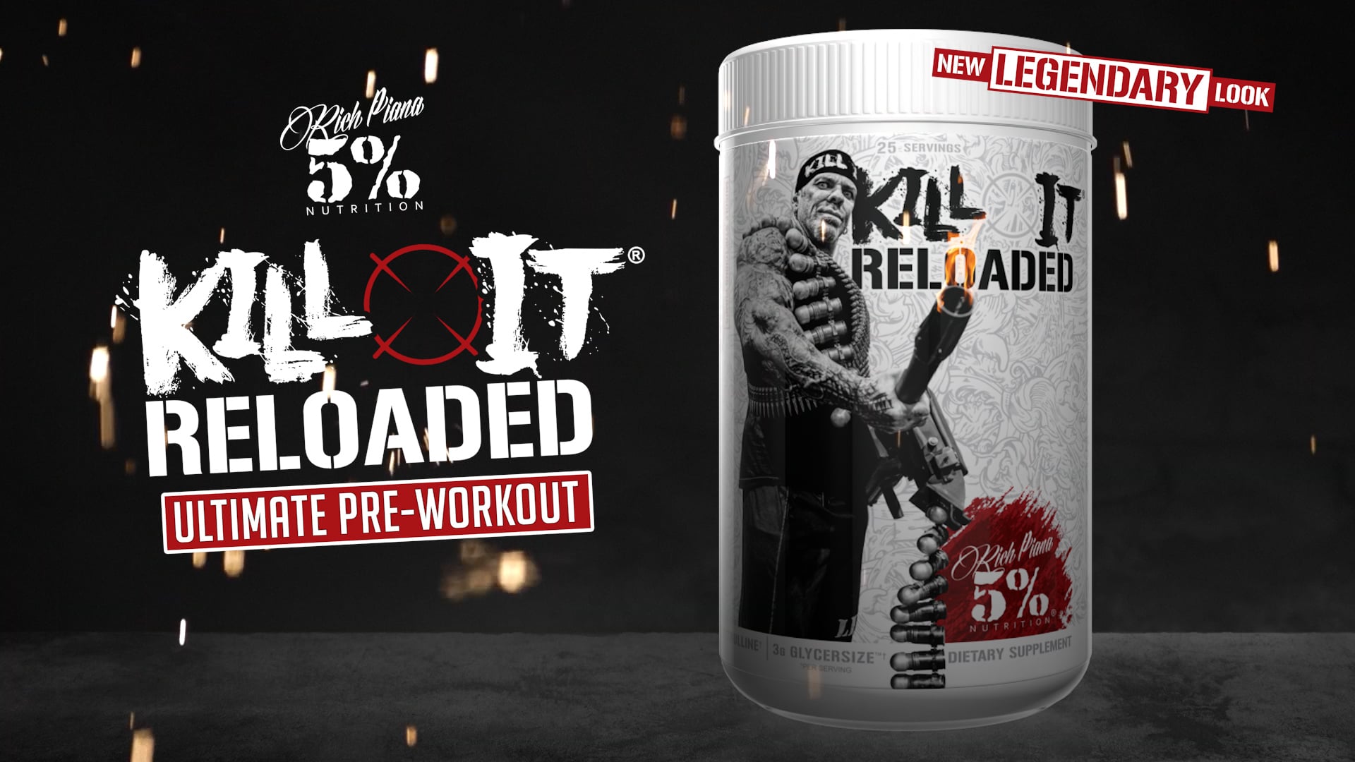 Rich Piana 5% Nutrition KILL IT ReLoaded