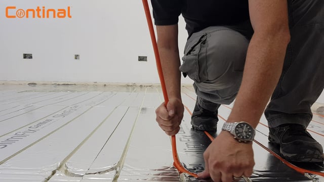 How to install SlimFix® overfloor system by Continal Underfloor on Vimeo