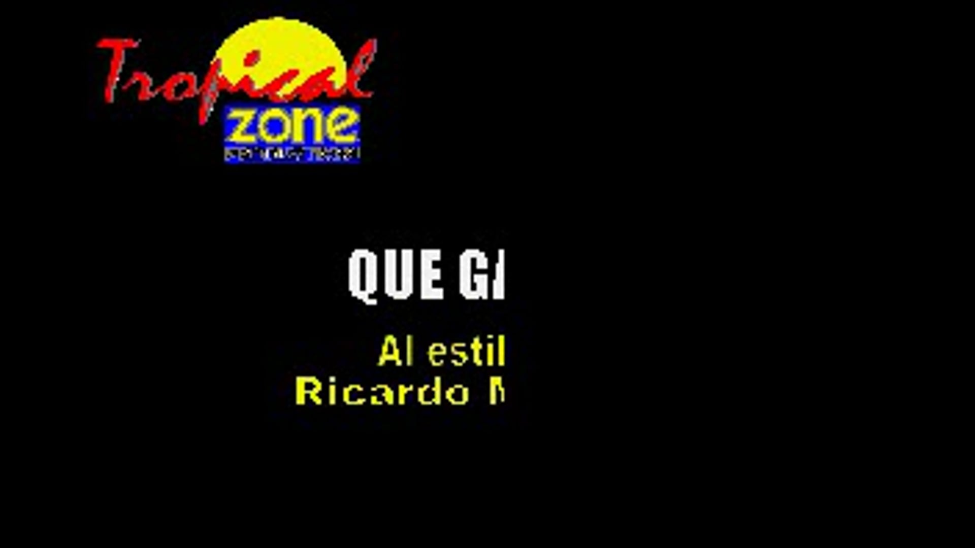 Ricardo Montaner - Que Ganas.avi