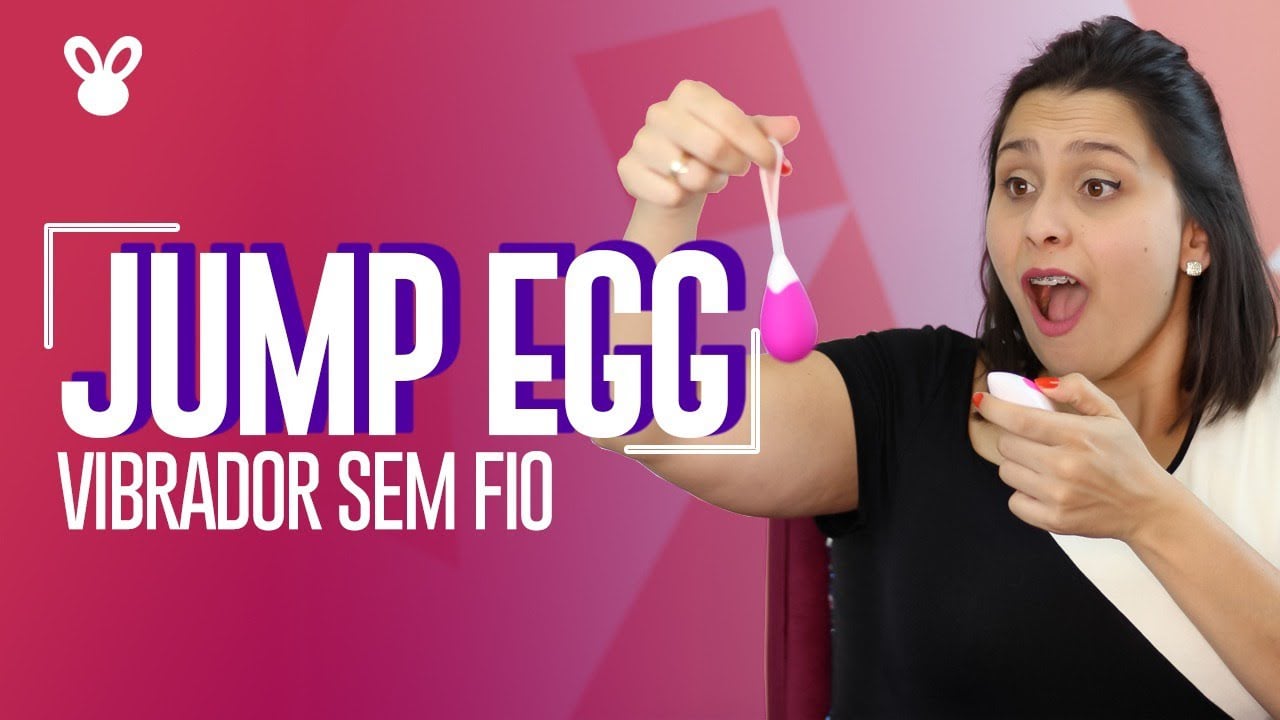 Jump Egg Vibrador com Controle Remoto Sem Fio