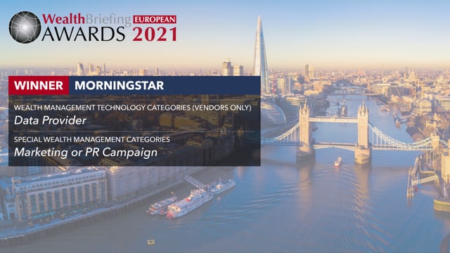 WealthBriefing European Awards 2021 Video Interview: Morningstar placholder image