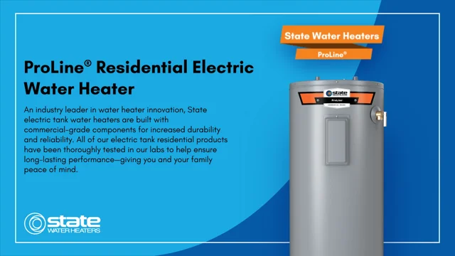 ProLine® Residential Electric Tank Water Heaters