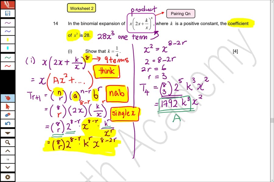 A Maths Tuition Additional Math Sec 3 Sec 4 Batok Gombak Choa Chu Kang