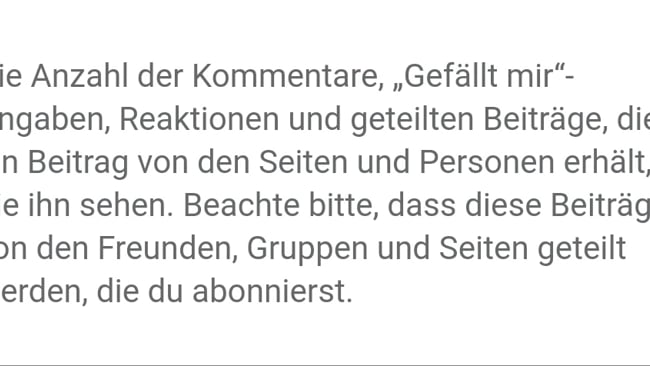 Warum man mit wenig Kommentaren auf seine Postings trotzdem Reichweite bekommt