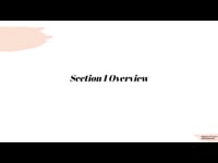 Section Overview