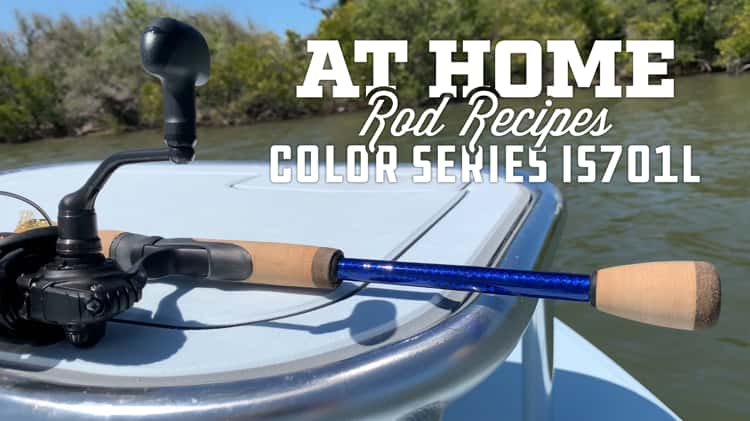 Color Series 7'0 Light Inshore Spinning Rod Recipe Navy Blue IS701L with  Dragon Scale Thread Wrap on Vimeo