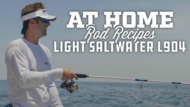 Inshore Fishing Rod Goes Big! Mud Hole CUSTOM ROD RECIPES Light Saltwater  L904-MHX on Vimeo