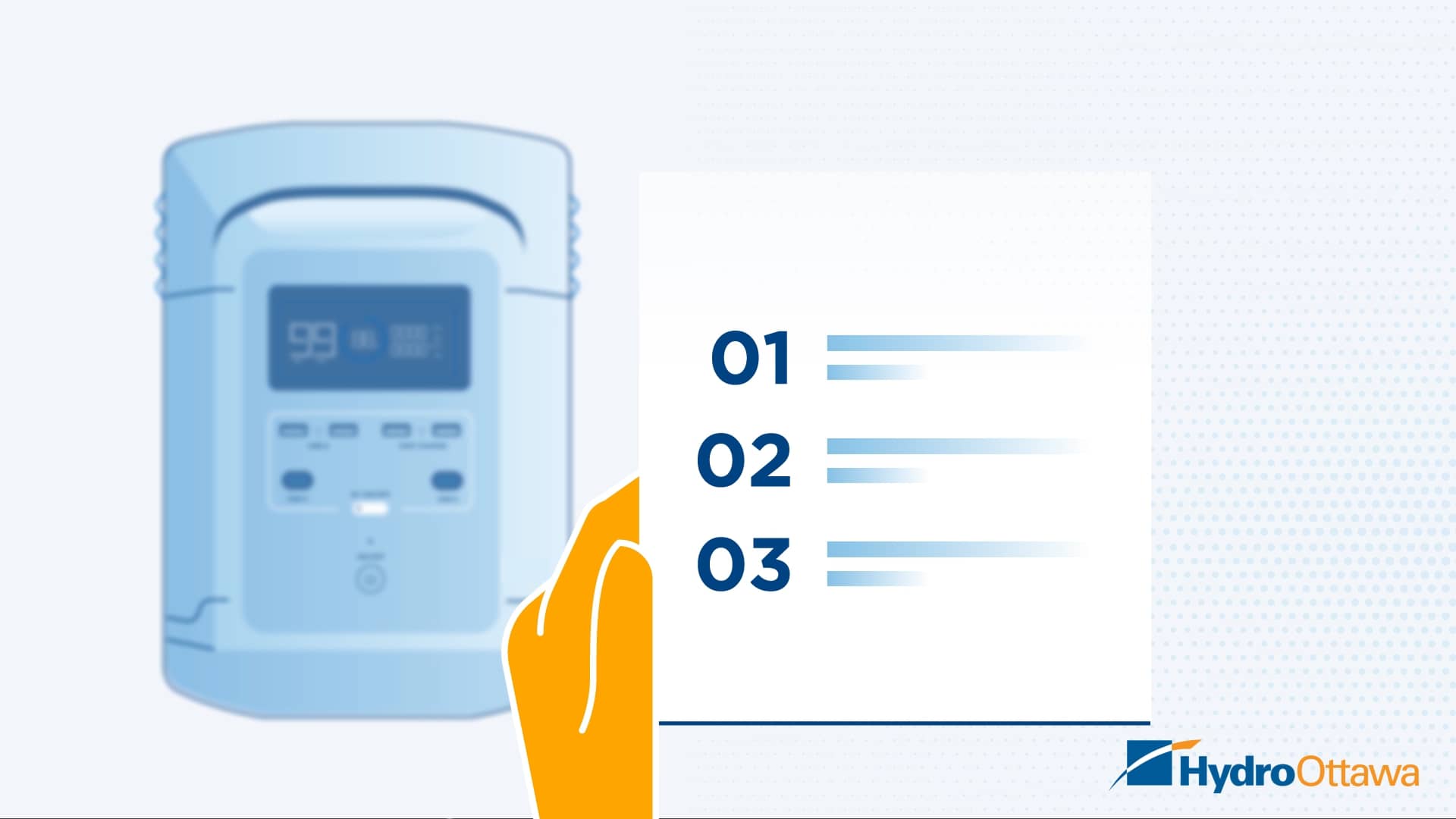 Hydro Ottawa Battery Pack HowTo Video on Vimeo