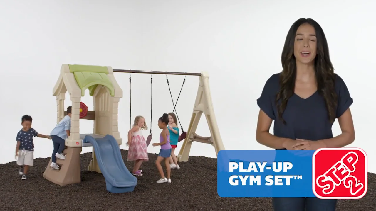 Step2 play up jungle cheap gym and kids swing set