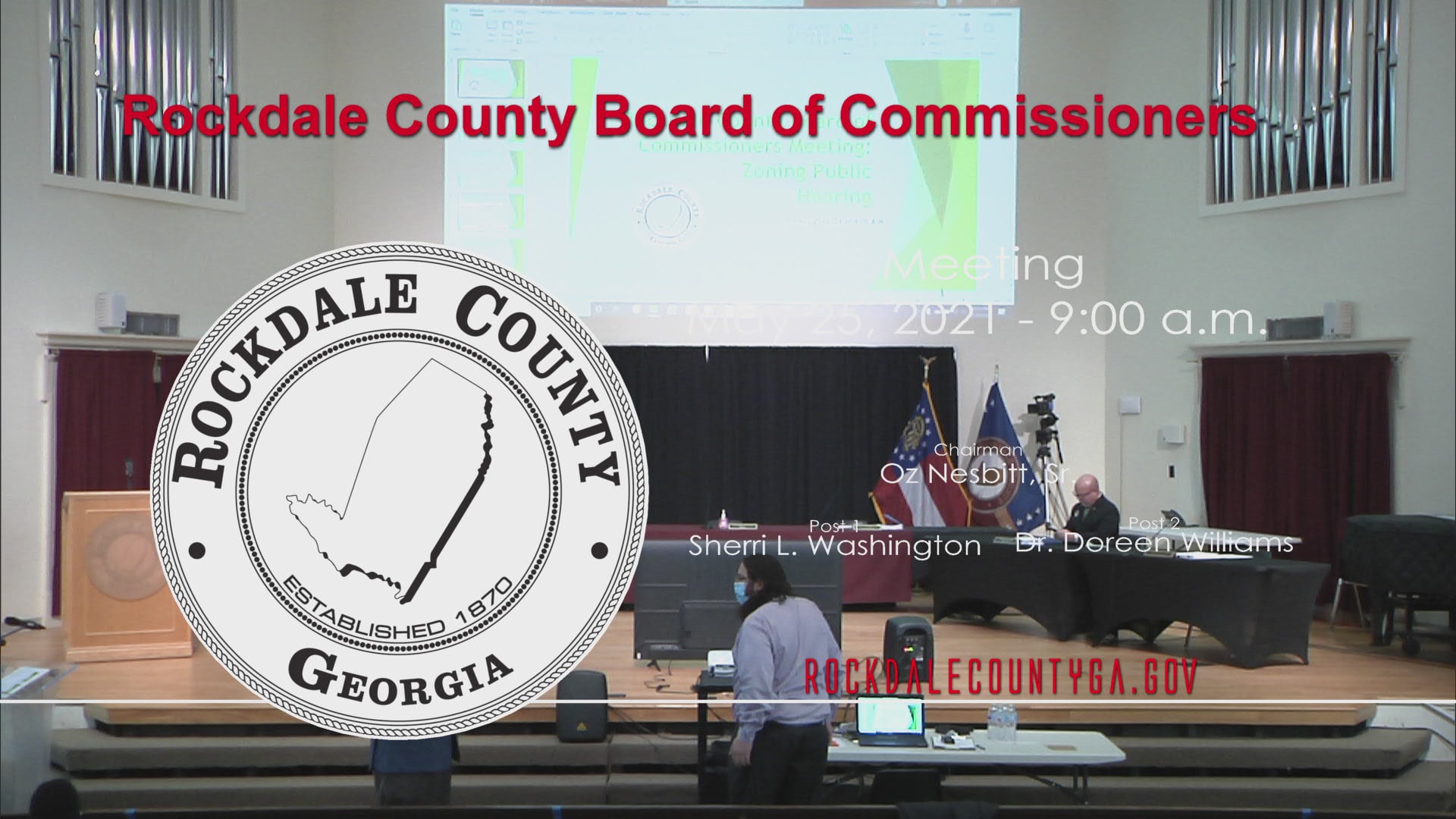Rockdale County Board of Commissioners Meeting - May 25, 2021 on Vimeo