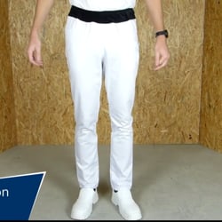 Vidéo: Pantalon professionnel slim mixte ELI