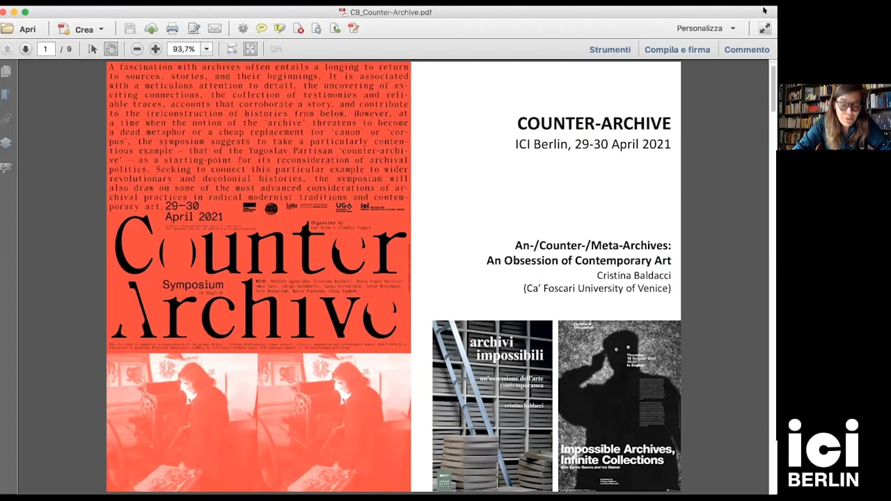 Talk by Cristina Baldacci