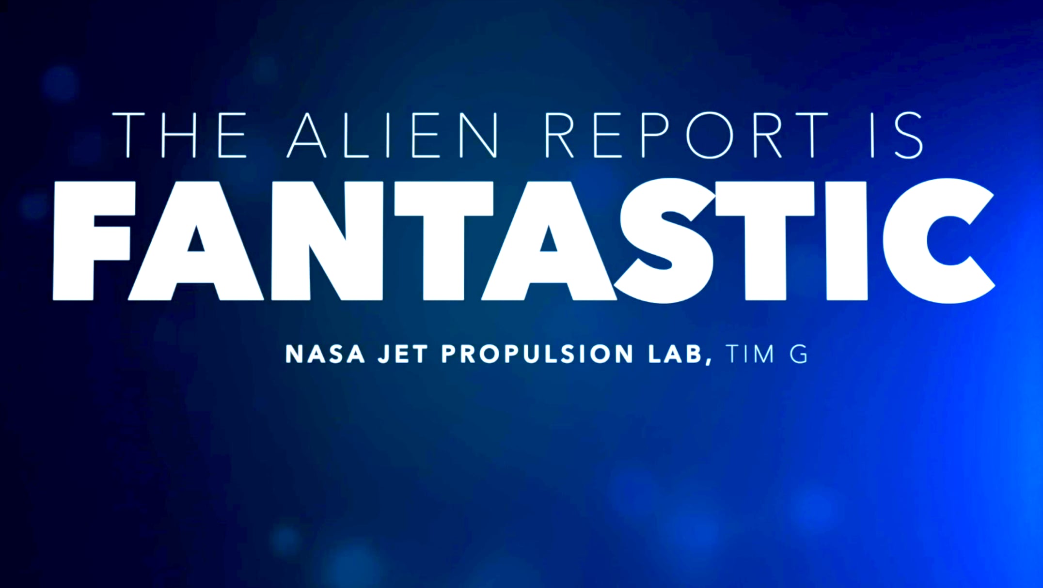 Watch Alien Report Trailer (Quotes).m4v Online Vimeo On Demand on Vimeo
