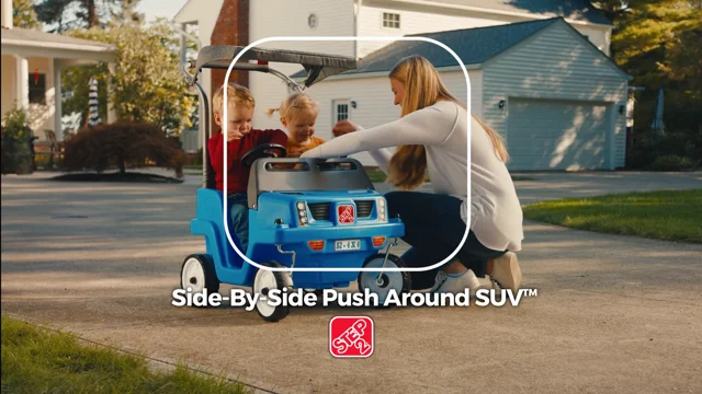 Step2 Side-By-Side Push Around SUV Two-Seater Push Car