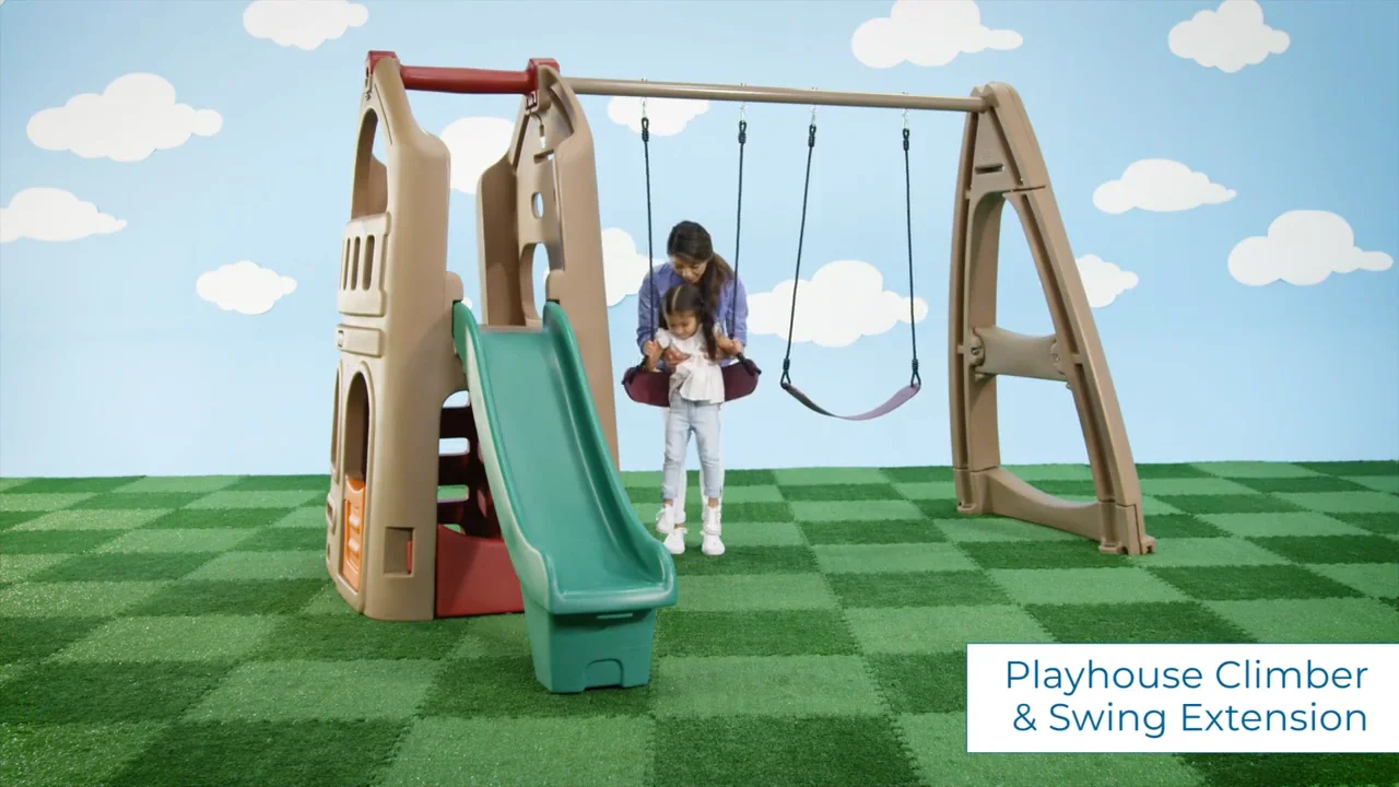 Naturally playful playhouse climber best sale & swing extension assembly