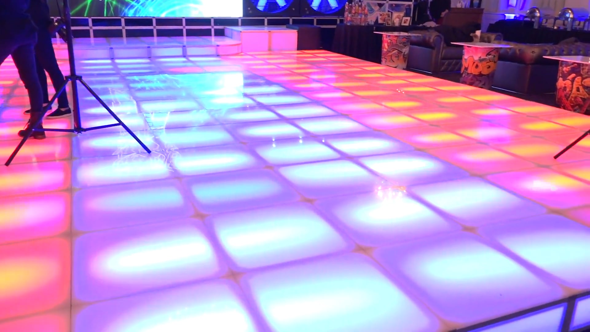 Exclusive Extras - Raised Illuminated Dance Floor