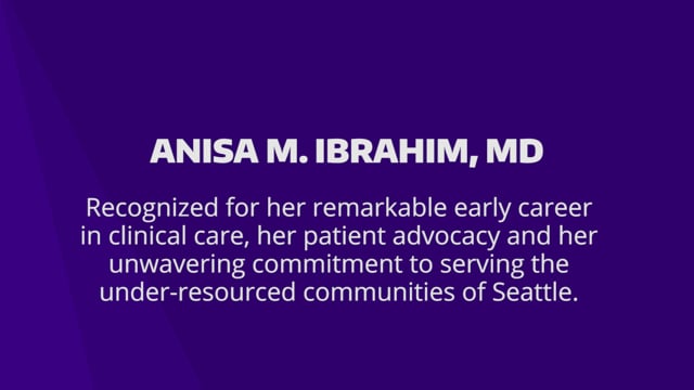 2021 Alumni Early Achievement Award: Anisa M. Ibrahim, MD ’13, Res. ’16