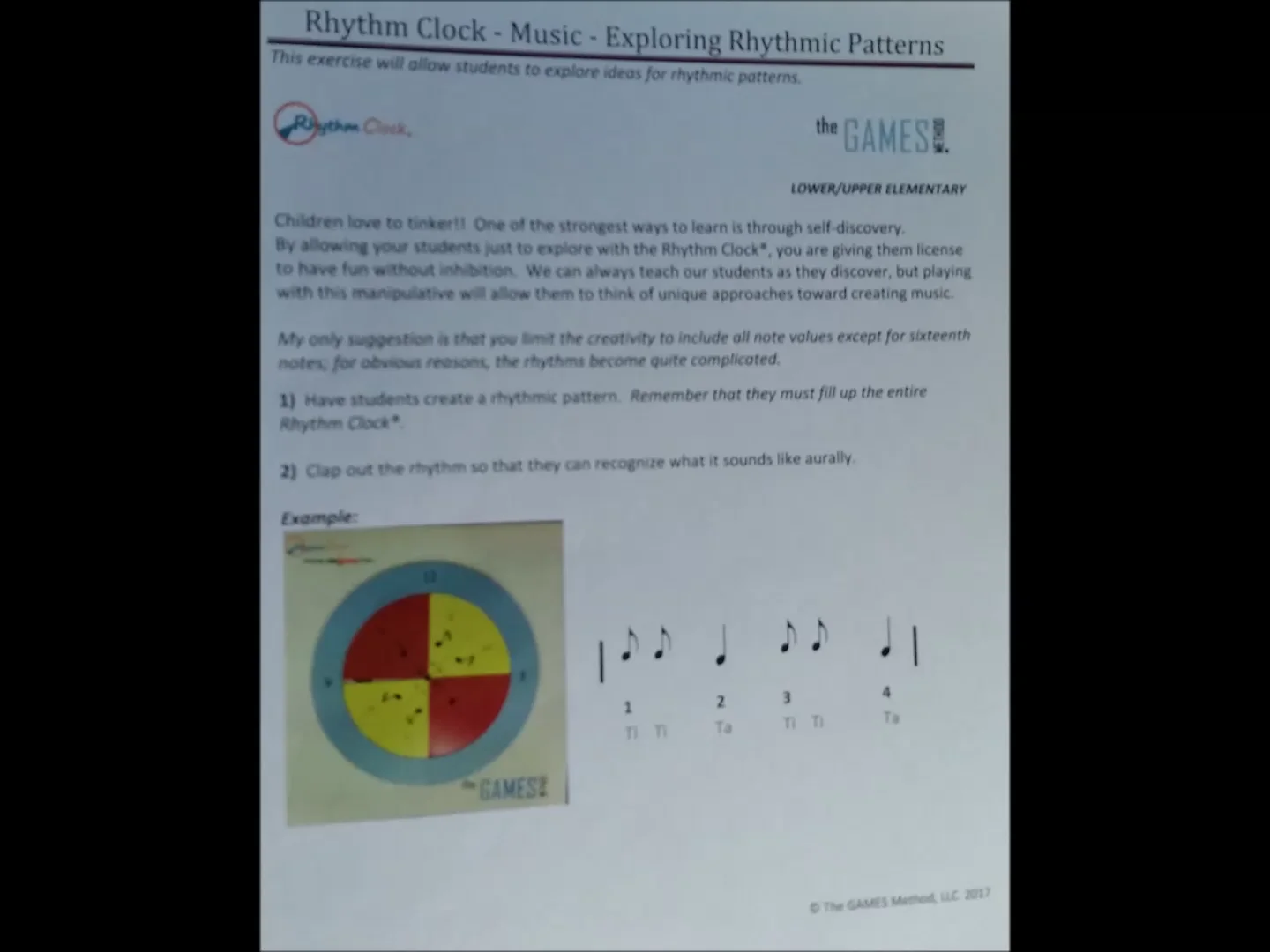 01a - Creating Rhythmic Patterns Through Exploration on Vimeo