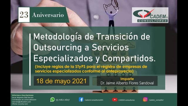 Metodología de transición de Outsourcing a Servicios Especializados y Compartidos